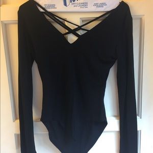 Black Long Sleeve Body Suit